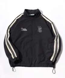 DISCUS（ディスカス）の「2026SS DISCUS/ディスカス ナイロン ワンポイント刺繍/サイドライン ラグラントラックジャケット レディース メンズ（ブルゾン）」