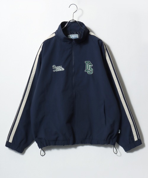 DISCUS（ディスカス）の「2026SS DISCUS/ディスカス ナイロン ワンポイント刺繍/サイドライン ラグラントラックジャケット レディース メンズ（ブルゾン・メンズ・ベージュ/ネイビー/アイボリー/ブラック・M/L/XL）」の11枚目の写真