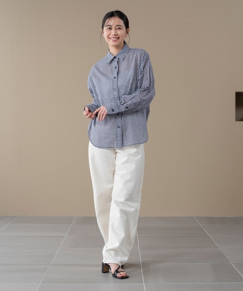 Levi's(リーバイス)の「Levi's/リーバイス ハーリー オーバーサイズシャツ(シャツ/ブラウス・レディース・ブラック・L/M/S)」の4枚目の写真