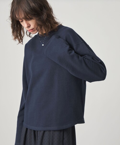 Steven Alan＞コットン スウェット プルオーバー（Tシャツ/カットソー