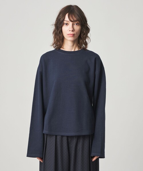 Steven Alan(スティーブンアラン)の「<Steven Alan>コットン スウェット プルオーバー(Tシャツ/カットソー・レディース・オフホワイト/ダークブラウン/ネイビー・FREE)」の10枚目の写真