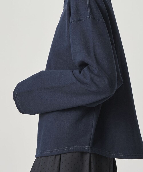 Steven Alan(スティーブンアラン)の「<Steven Alan>コットン スウェット プルオーバー(Tシャツ/カットソー・レディース・オフホワイト/ダークブラウン/ネイビー・FREE)」の16枚目の写真