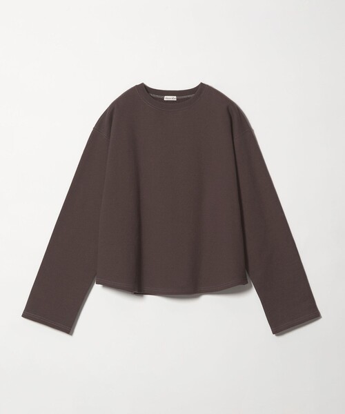 Steven Alan(スティーブンアラン)の「<Steven Alan>コットン スウェット プルオーバー(Tシャツ/カットソー・レディース・オフホワイト/ダークブラウン/ネイビー・FREE)」の18枚目の写真