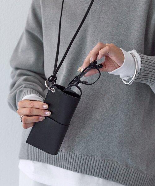 RIVE DROITE（リヴドロワ）の「【存在感抜群】Glasses Case（その他小物・レディース・ベージュ/キャメル/ブラック・FREE）」の4枚目の写真
