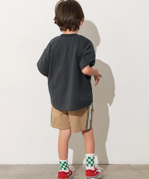 Ocean&Ground（オーシャン&グラウンド）の「ENJOY STITCH Tシャツ/刺繍（Tシャツ/カットソー・キッズ・キナリ/ホワイト/ライトブルー/ブラック・100/95/90/80/140/130/120/110）」の16枚目の写真