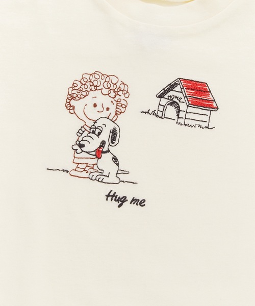 Ocean&Ground（オーシャン&グラウンド）の「ENJOY STITCH Tシャツ/刺繍（Tシャツ/カットソー・キッズ・キナリ/ホワイト/ライトブルー/ブラック・100/95/90/80/140/130/120/110）」の17枚目の写真