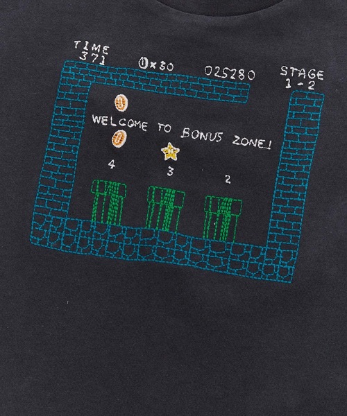 Ocean&Ground（オーシャン&グラウンド）の「ENJOY STITCH Tシャツ/刺繍（Tシャツ/カットソー・キッズ・キナリ/ホワイト/ライトブルー/ブラック・100/95/90/80/140/130/120/110）」の19枚目の写真