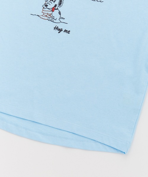 Ocean&Ground（オーシャン&グラウンド）の「ENJOY STITCH Tシャツ/刺繍（Tシャツ/カットソー・キッズ・キナリ/ホワイト/ライトブルー/ブラック・100/95/90/80/140/130/120/110）」の21枚目の写真