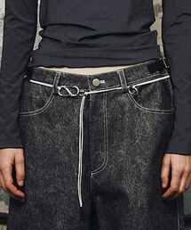 SEEN（シーン）の「CARABINER CORD BELT (White)（ベルト）」