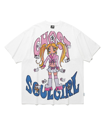 NICE GHOST CLUB | [X SOULPUSSSY CAT]GHOSTSOULGIRL GYARU BIG BIG TEE_WHITE(NG2FMUT510A)(Tシャツ/カットソー)