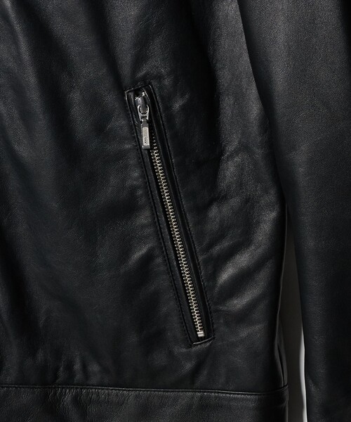 A DAY IN THE LIFE UNITED ARROWS（アデイインザライフユナイテッドアローズ）の「シープレザー シングル ライダース＜A DAY IN THE LIFE＞（その他アウター・メンズ・ブラック・L/M）」の6枚目の写真