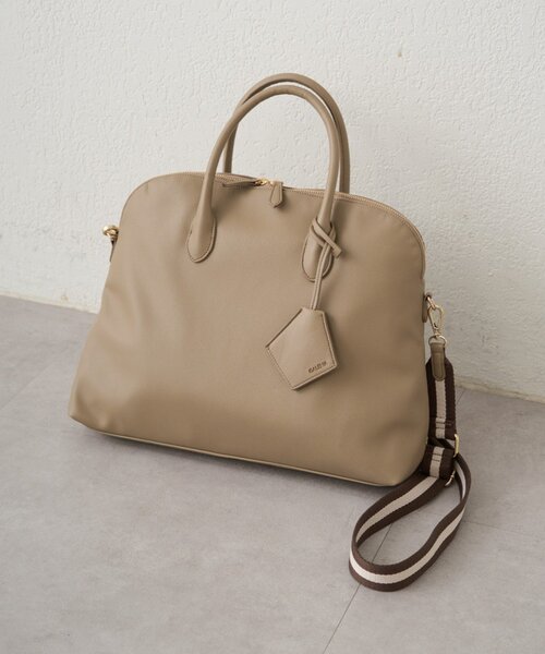 LOUNGEDRESS（ラウンジドレス）の「【GALENA/ガレナ】ドームボストンバッグ（ボストンバッグ・レディース・ブラック/ベージュ・FREE）」の6枚目の写真