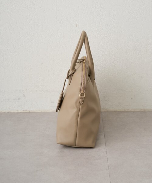 LOUNGEDRESS（ラウンジドレス）の「【GALENA/ガレナ】ドームボストンバッグ（ボストンバッグ・レディース・ブラック/ベージュ・FREE）」の8枚目の写真