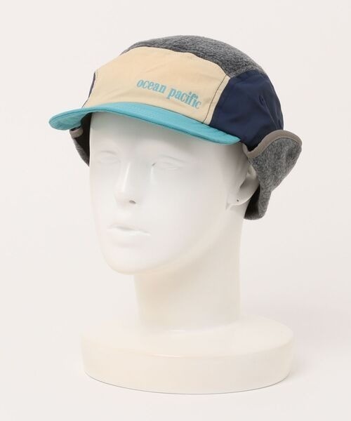 Ocean Pacific(オーシャンパシフィック)の「【OP/オーピー】レディース イヤーフラップ付き ジェットキャップ(キャップ・レディース・グレー・FREE)」の3枚目の写真