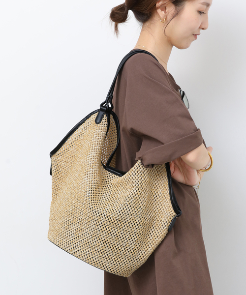 JOURNAL STANDARD relume（ジャーナルスタンダード　レリューム）の「［26SS新作］RELUME アンダリアトートBAG（トートバッグ・レディース・アイボリー/ベージュ・FREE）」の2枚目の写真
