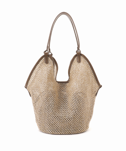 JOURNAL STANDARD relume（ジャーナルスタンダード　レリューム）の「［26SS新作］RELUME アンダリアトートBAG（トートバッグ・レディース・アイボリー/ベージュ・FREE）」の4枚目の写真