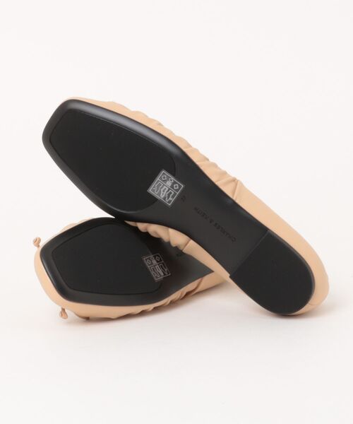 CHARLES & KEITH（チャールズ & キース）の「ルーシュドボウ バレエフラット（バレエシューズ・レディース・ブラック/サンドベージュ・25cm/24.5cm/23.5cm/23cm/22.5cm）」の8枚目の写真