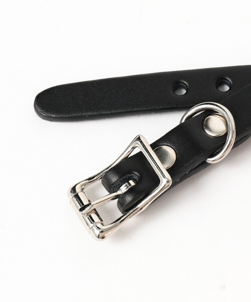 BEAMS BOY（ビームスボーイ）の「FUNK PLUS / レザー ブレスレット 2WAY（ブレスレット・レディース・ブラック・ONE SIZE）」の4枚目の写真