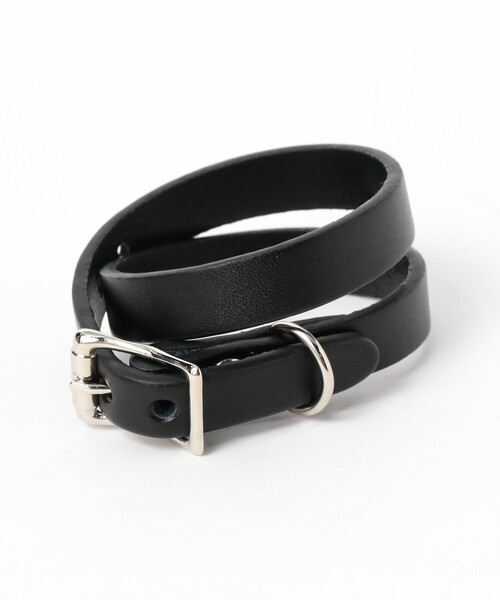 BEAMS BOY（ビームスボーイ）の「FUNK PLUS / レザー ブレスレット 2WAY（ブレスレット・レディース・ブラック・ONE SIZE）」の5枚目の写真