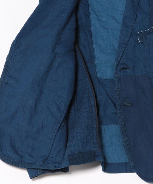 BLUE BLUE JAPAN(ブルーブルージャパン)の「インディゴリネン ネンリンジャケット(カバーオール・メンズ・インディゴブルー・L/XL)」の3枚目の写真