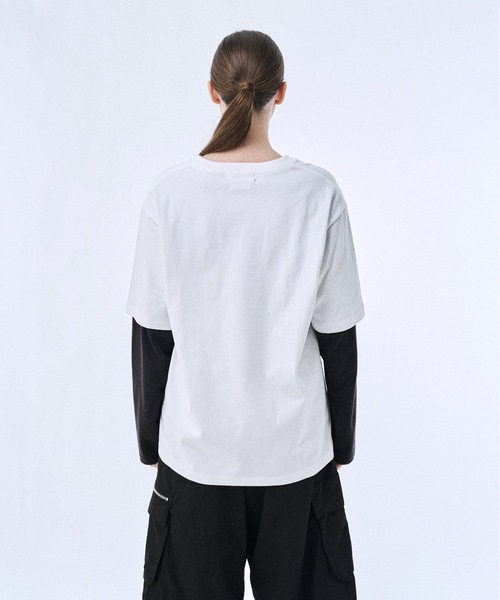 PHILTHEORY（フィルセオリー）の「Glitch poem graphic T-shirts / グリッチポエムグラフィックT（Tシャツ/カットソー・メンズ・ホワイト/ブラック・1/3/2）」の16枚目の写真