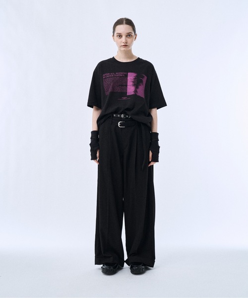 PHILTHEORY（フィルセオリー）の「Glitch poem graphic T-shirts / グリッチポエムグラフィックT（Tシャツ/カットソー・メンズ・ホワイト/ブラック・1/3/2）」の17枚目の写真