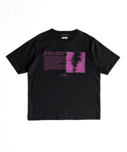 PHILTHEORY（フィルセオリー）の「Glitch poem graphic T-shirts / グリッチポエムグラフィックT（Tシャツ/カットソー・メンズ・ホワイト/ブラック・1/3/2）」の8枚目の写真