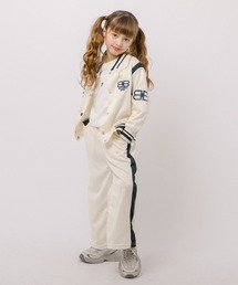 URBAN CHERRY | 【2点セット】ロゴデザインラインブルゾン＋ストレートパンツ(ブルゾン)