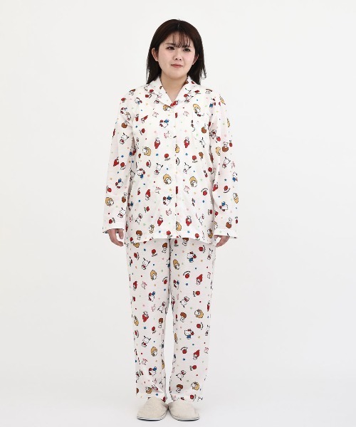 sanrio（サンリオ）の「《サンリオキャラクターズ》70sウィークエンド 長袖 パジャマ（ルームウェア/パジャマ・レディース・ネイビー/オフホワイト・L/M）」の10枚目の写真