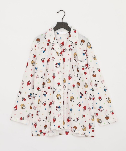 sanrio（サンリオ）の「《サンリオキャラクターズ》70sウィークエンド 長袖 パジャマ（ルームウェア/パジャマ・レディース・ネイビー/オフホワイト・L/M）」の13枚目の写真
