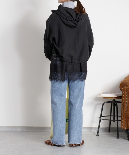 cepo（セポ）の「〈セットアップ対応〉美脚＆細見えシルエット♪ ハイスタンダードストレートデニム（デニムパンツ・レディース・ブルー系2/ベージュ・M/S/L）」の20枚目の写真