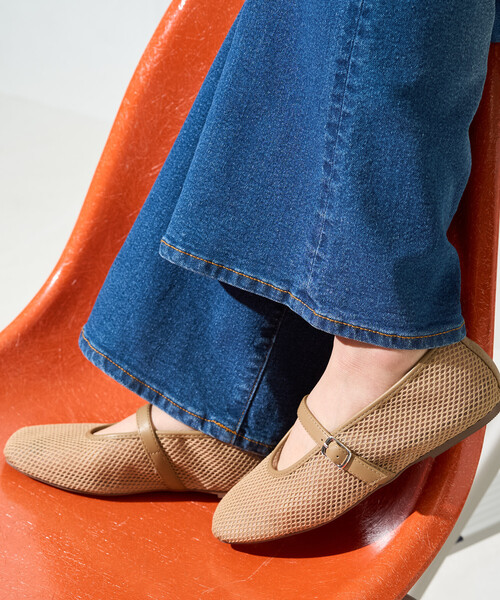 FREAK'S STORE（フリークスストア）の「限定展開　メッシュ バレエ パンプス [36～38サイズ展開]（パンプス・レディース・ブラック/ベージュ・36/38/37）」の10枚目の写真