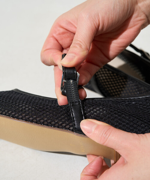 FREAK'S STORE（フリークスストア）の「限定展開　メッシュ バレエ パンプス [36～38サイズ展開]（パンプス・レディース・ブラック/ベージュ・36/38/37）」の17枚目の写真