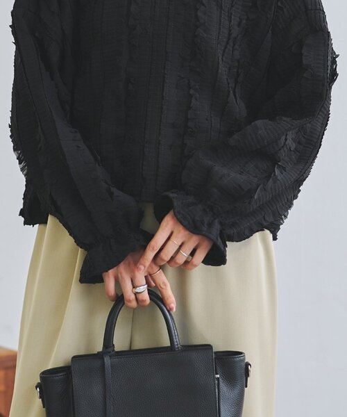 LIVETART（リヴェタート）の「《LIVETART》フリフリジャガードプルオーバー（シャツ/ブラウス・レディース・ブラック・FREE）」の19枚目の写真