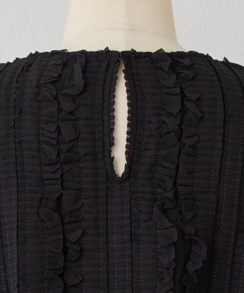 LIVETART（リヴェタート）の「《LIVETART》フリフリジャガードプルオーバー（シャツ/ブラウス・レディース・ブラック・FREE）」の8枚目の写真