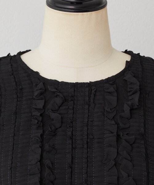 LIVETART（リヴェタート）の「《LIVETART》フリフリジャガードプルオーバー（シャツ/ブラウス・レディース・ブラック・FREE）」の10枚目の写真