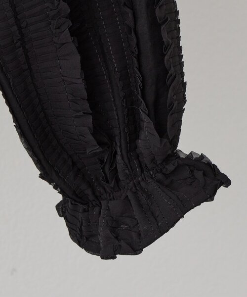 LIVETART（リヴェタート）の「《LIVETART》フリフリジャガードプルオーバー（シャツ/ブラウス・レディース・ブラック・FREE）」の11枚目の写真