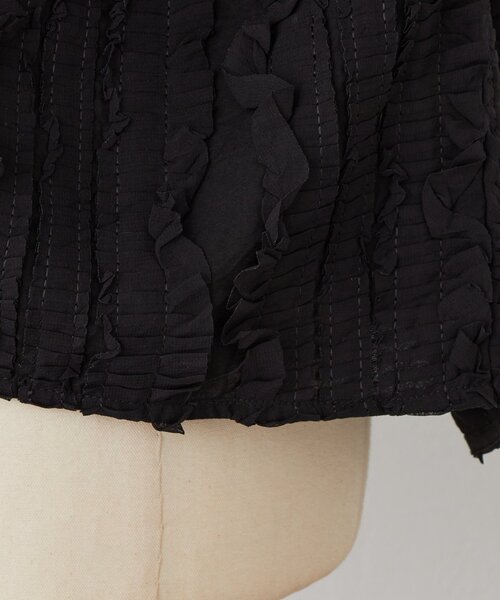 LIVETART（リヴェタート）の「《LIVETART》フリフリジャガードプルオーバー（シャツ/ブラウス・レディース・ブラック・FREE）」の12枚目の写真