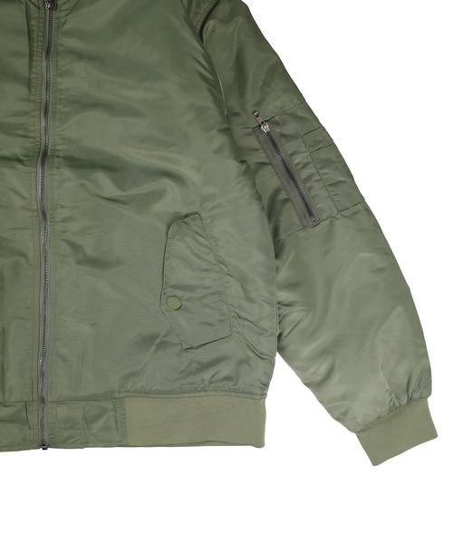 INNOCENT(イノセント)の「【T16】【FXN Los Angeles/エフエックスエヌ ロサンゼルス】MA-1 JACKET F-0603(MA-1・メンズ・ブラック/オリーブドラブ・X-LARGE/LARGE/MEDIUM/SMALL/XX-LARGE)」の3枚目の写真