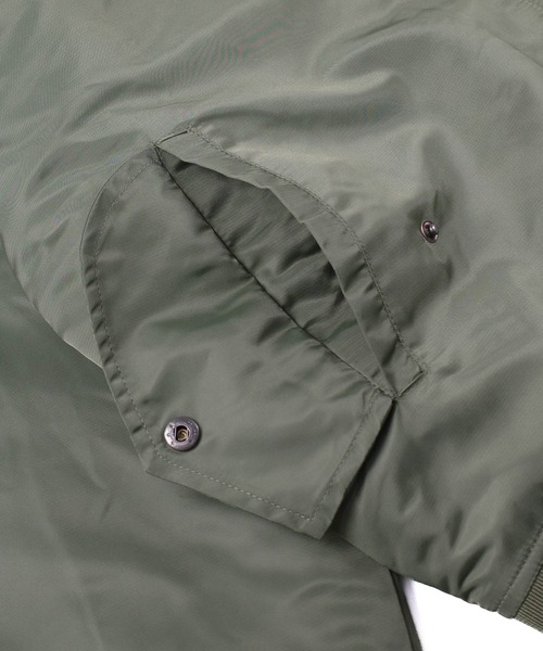 INNOCENT(イノセント)の「【T16】【FXN Los Angeles/エフエックスエヌ ロサンゼルス】MA-1 JACKET F-0603(MA-1・メンズ・ブラック/オリーブドラブ・X-LARGE/LARGE/MEDIUM/SMALL/XX-LARGE)」の6枚目の写真