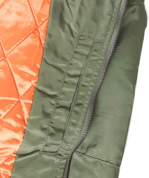 INNOCENT(イノセント)の「【T16】【FXN Los Angeles/エフエックスエヌ ロサンゼルス】MA-1 JACKET F-0603(MA-1・メンズ・ブラック/オリーブドラブ・X-LARGE/LARGE/MEDIUM/SMALL/XX-LARGE)」の9枚目の写真
