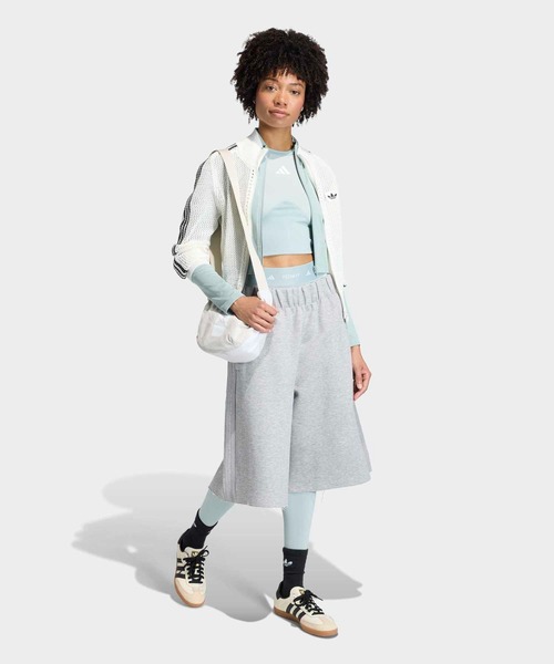 adidas（アディダス）の「ニット クロシェ ファイヤーバード トラックトップ / ジャージ / トラックジャケット / アディダスオリジナルス adidas Originals（ジャージ・レディース・ホワイト/ブラック・SMALL/MEDIUM/X-SMALL/XX-LARGE/X-LARGE/LARGE）」の3枚目の写真