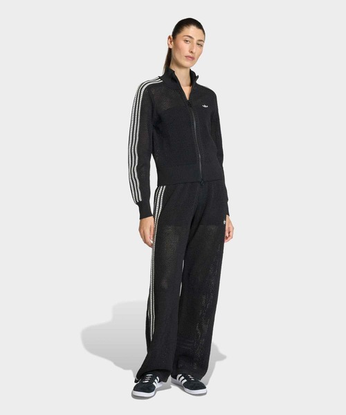 adidas（アディダス）の「ニット クロシェ ファイヤーバード トラックトップ / ジャージ / トラックジャケット / アディダスオリジナルス adidas Originals（ジャージ・レディース・ホワイト/ブラック・SMALL/MEDIUM/X-SMALL/XX-LARGE/X-LARGE/LARGE）」の7枚目の写真