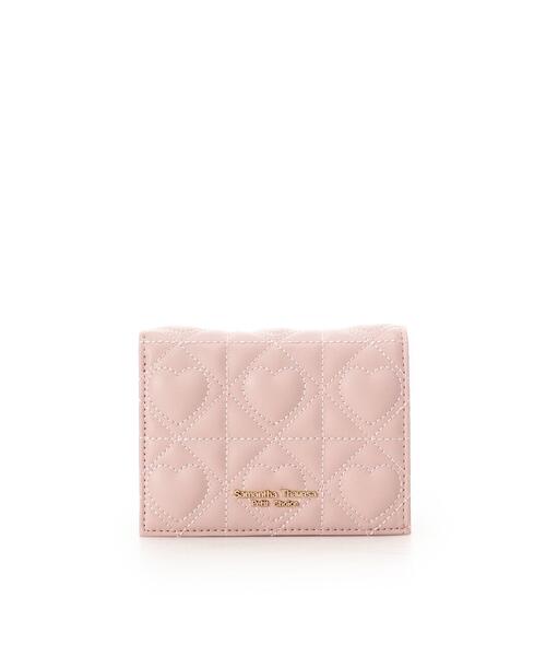 Samantha Thavasa Petit Choice（サマンサタバサ　プチチョイス）の「ハートキルト ミニ財布（財布・レディース・レッド/オフホワイト/ブラック/ピンク・FREE）」の3枚目の写真