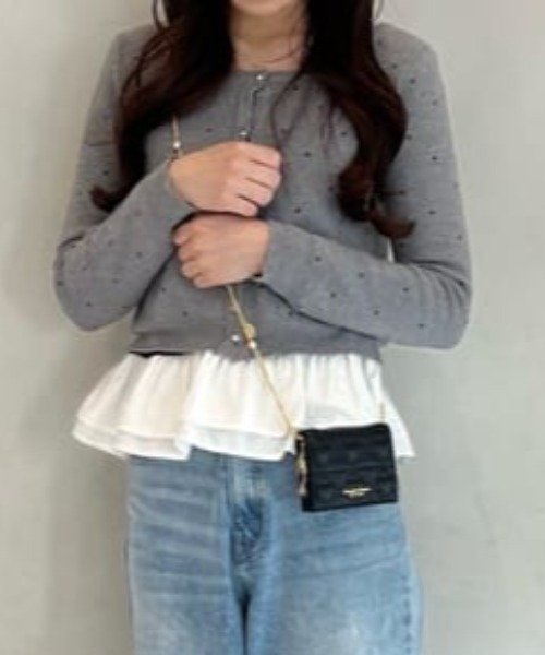 Samantha Thavasa Petit Choice(サマンサタバサ プチチョイス)の「ハートキルト ミニ財布(財布・レディース・レッド/オフホワイト/ブラック/ピンク・FREE)」の2枚目の写真