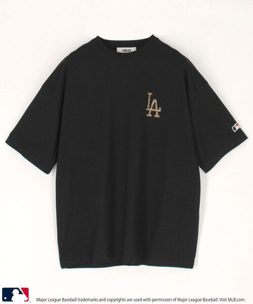 PUBLUX(パブリュクス)の「PUBLUX/パブリュクス <機能性素材>別注MLB レオパード柄 ロゴ Tシャツ 限定展開(Tシャツ/カットソー・メンズ・ブラック/オフホワイト/ネイビー/ライトグレー/ホワイト/ブラウン・S/L/M)」の22枚目の写真