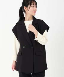 STRAWBERRY-FIELDS（ストロベリーフィールズ）の「パウダーツイル_テーラードダブルジレ（テーラードジャケット）」