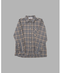 THEMUSEUMVISITOR（ザミュージアムビジター）の「HOOK & EYE CHECK SHIRT（シャツ/ブラウス）」