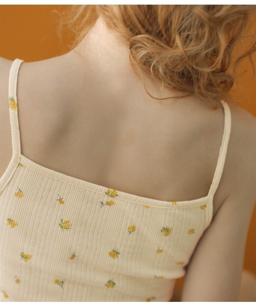 PEACH JOHN(ピーチジョン)の「コットン混リブパジャマ3点セット(ルームウェア/パジャマ・レディース・グレー/イエロー・ONE SIZE)」の19枚目の写真