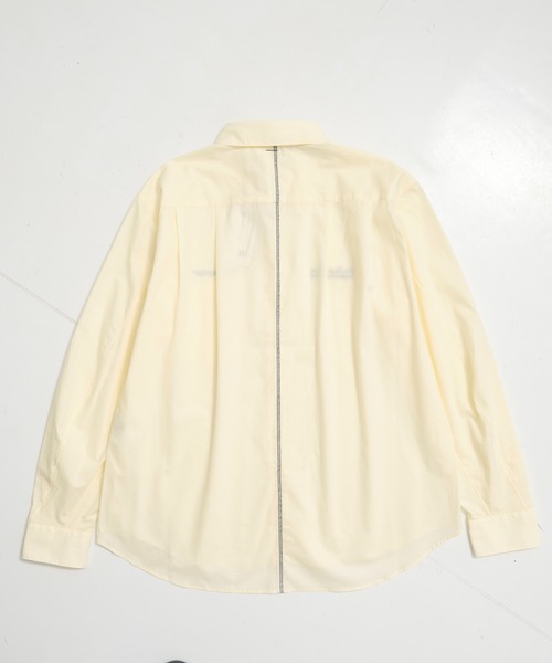 SHINYAKOZUKA（シンヤコヅカ）の「別注CLASSIC SHIRT(ISSUE8)（Tシャツ/カットソー・メンズ・サックスブルー/アイボリー/ストライプ・S/M）」の12枚目の写真